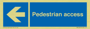 Pedestrian access